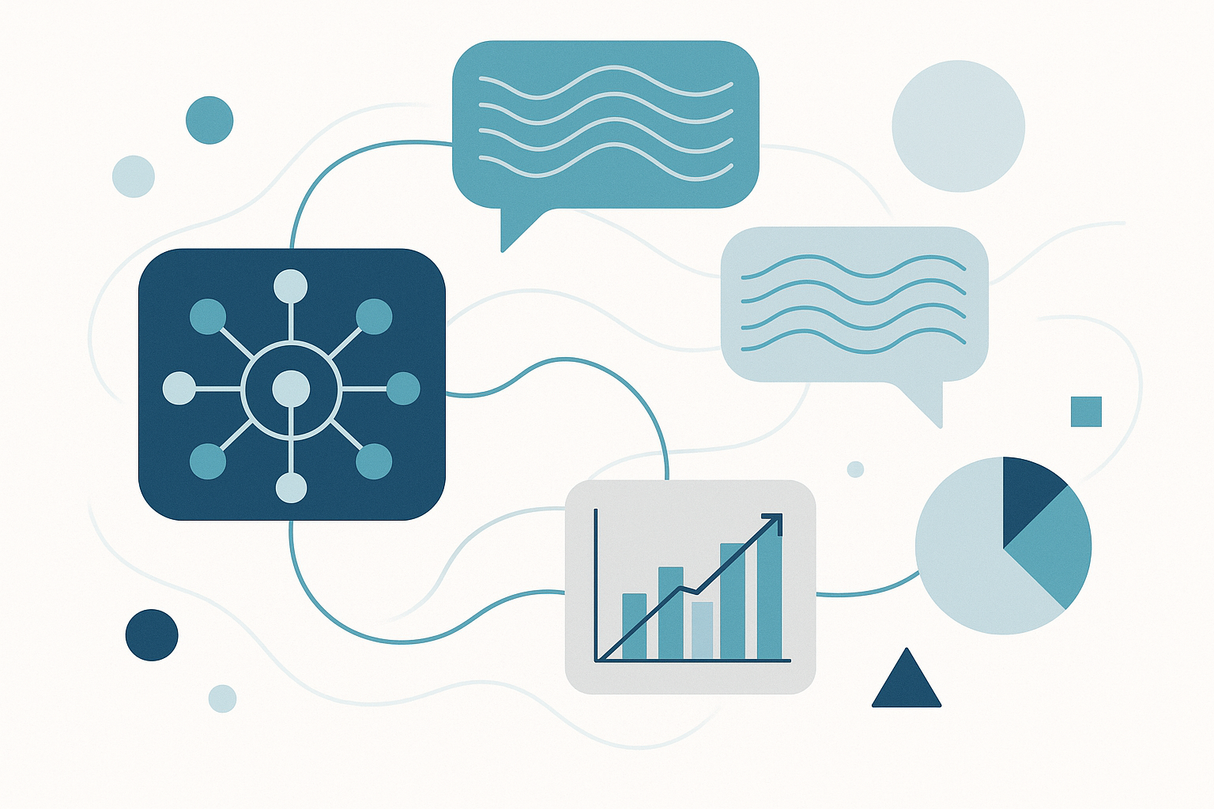 Mastering Conversational AI & NLP in Business - Ultimate Guide
keep it simple. no text on image