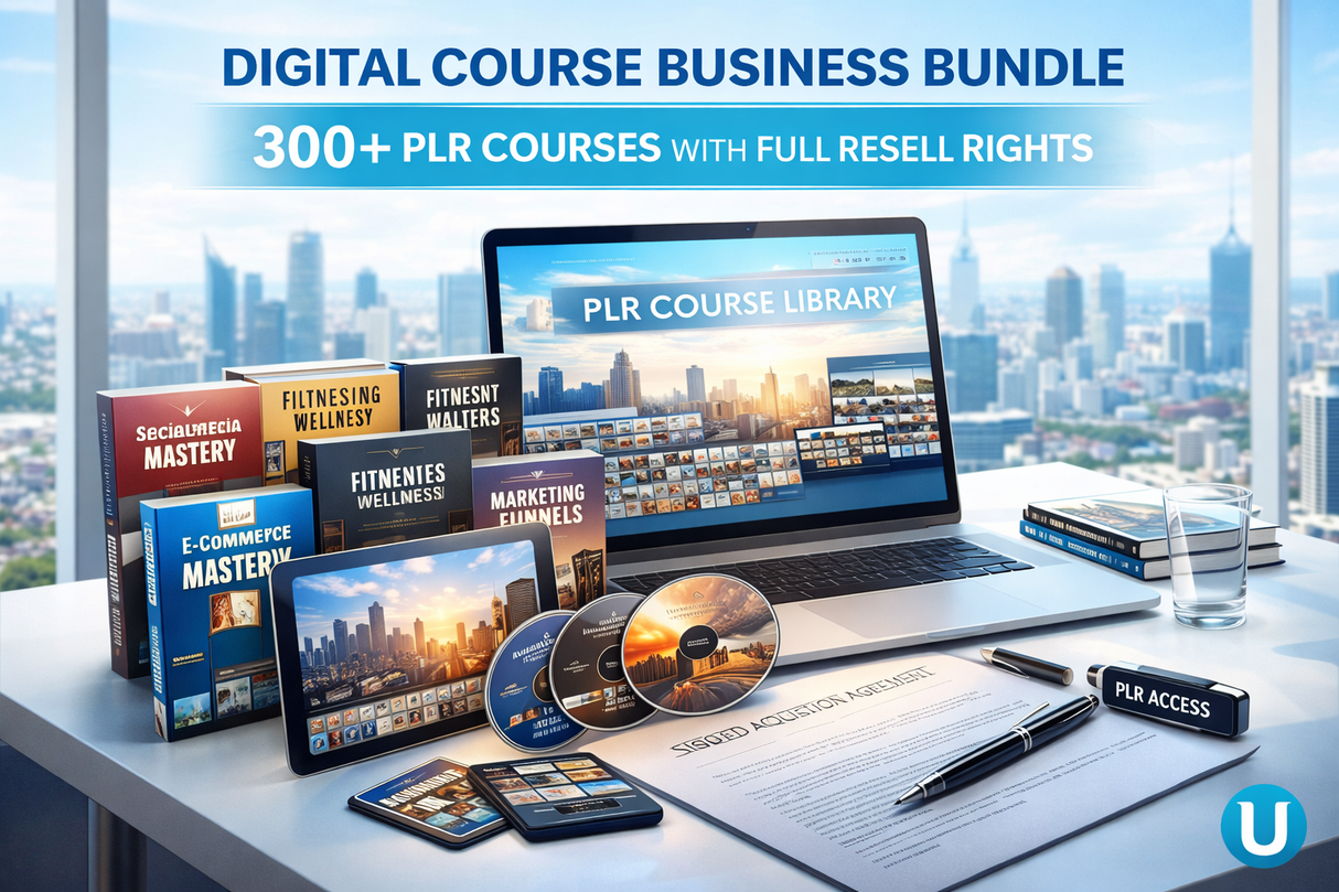 [Private] The Ultimate Video Course PLR-Bundle (350+ Courses)