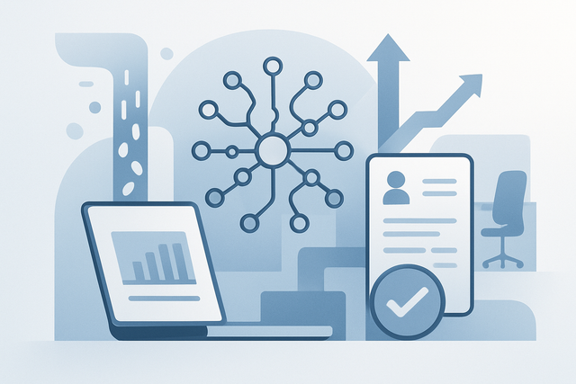 Mastering AI in Business: From Operations to Growth 2023

keep it simple, no text on image