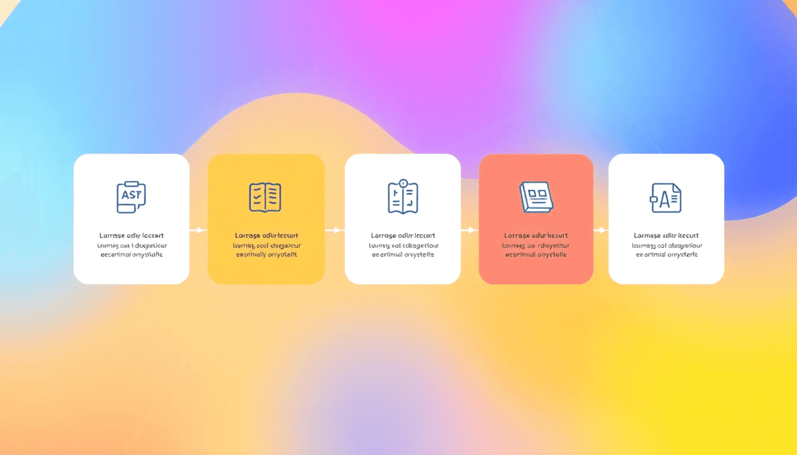 Illustration of a modern digital learning path roadmap with interconnected modules and education icons on a bright, minimalist background.