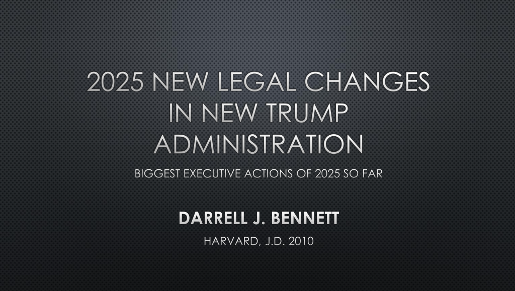 2025 Biggest Legal Changes in Trump Administration